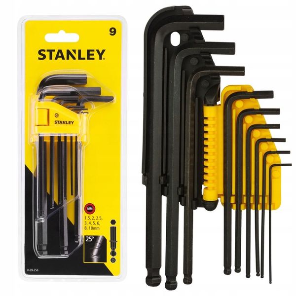 STANLEY 69-256 KLUCZE IMBUSOWE IMBUSY 9el 1,5-10mm zdjęcie 6
