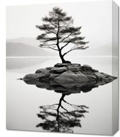 Obraz 50x60cm Samotne Drzewo