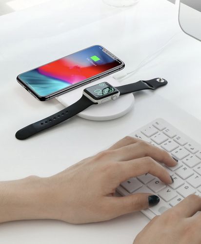 Baseus Ładowarka Indukcyjna iPhone Apple Watch 2w1 na Arena.pl