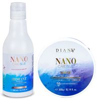 DIANA NANO CARE BLUE Zestaw Szampon + Maska po nanoplastii, do włosów Blond