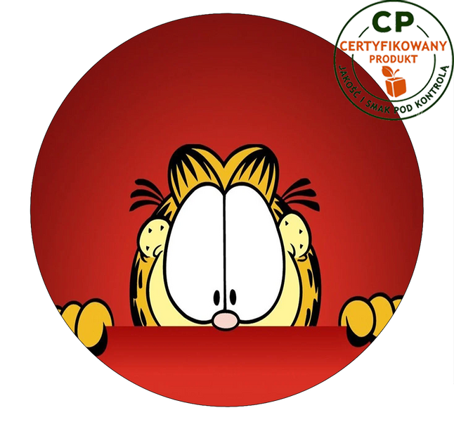 Opłatek na tort Garfield zdjęcie 1