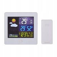 Stacja pogody zegar radiowy czujnik temperatury