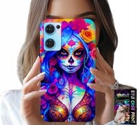 ETUI DO OPPO RENO7 5G - MEKSYKAŃSKA, KOLOROWA KRÓLOWA ŚMIERCI