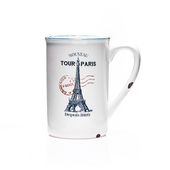 porcelanowy kubek retro - paris
