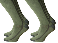 2x Podkolanówki thermo frotte WOJSKOWE CIEPŁE długie skarpety MYŚLIWSKIE 45-47