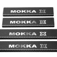 Listwa progowa OPEL/VAUXHALL MOKKA X Stal nierdzewna 304 carbon 4szt