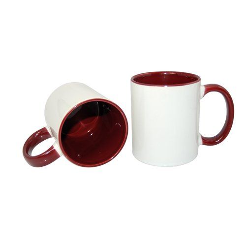 Kubek FUNNY Bordowy JS Coating 330 ml do Sublimacji na Arena.pl