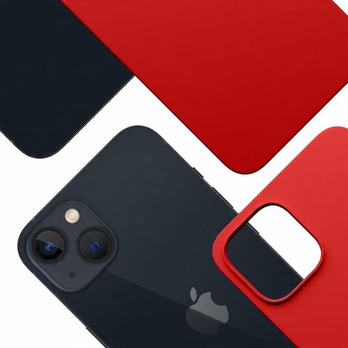 Czerwone etui z MagSafe na tył Apple iPhone 14 Plus - 3mk HARDY MagSilicone na Arena.pl