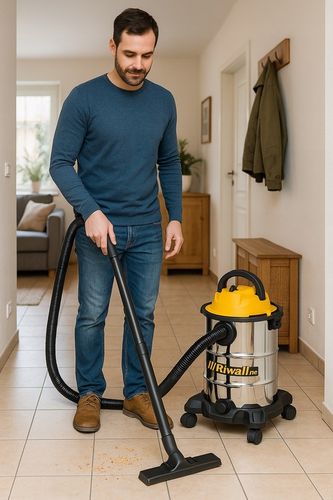 Odkurzacz przemysłowy bezworkowy 2.0 RVS-01 sucho mokro do popiołu na Arena.pl