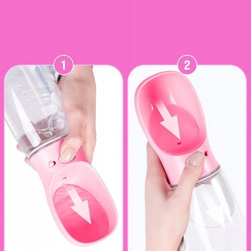 Butelka na wodę dla psa poidło do picia z dozownikiem 550 ml na Arena.pl