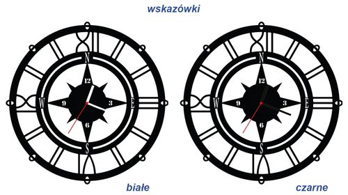 ZEGAR ŚCIENNY RETRO 58cm XXL 160.11 na Arena.pl
