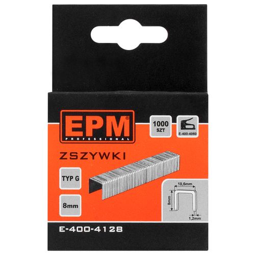 zszywki typ g 1000szt 10.6mm*1.2mm 8mm - e-400-4128 na Arena.pl