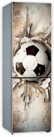 Naklejka samoprzylepna okleina fototapeta na lodówkę piłka nożna 131x70 cm