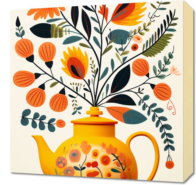 Obraz 50x50cm Bujna Herbata zdjęcie 1