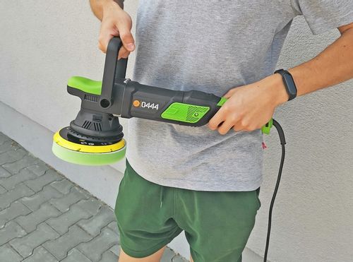 POLERKA SAMOCHODOWA MIMOŚRODOWA OSCYLACYJNA 1600W Z REGULACJĄ 3 X GĄBKA na Arena.pl