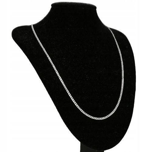 SREBRNY ZESTAW KOMUNIJNY ŁAŃCUSZEK 45CM I MEDALIK na Arena.pl