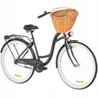 Damski Rower Miejski 28 LEKKA DAMKA Retro Eco ORLANDO + Kosz