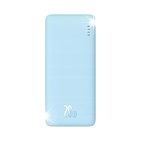 Powerbank 10000mAh Airpow Fast Charge 20W - niebieski
