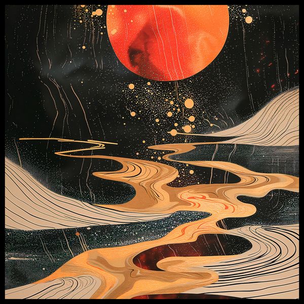 Plakat 60x60cm Planetarny Taniec zdjęcie 2