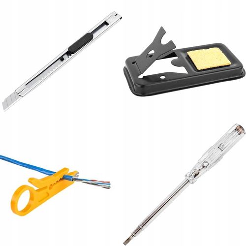 ZESTAW LUTOWNICA PRECYZYJNA W ETUI + AKCESORIA LUTOWNICZE PORADNIK 49 ELEM na Arena.pl