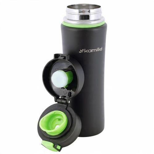 KUBEK TERMICZNY TERMOS STALOWY 100% SCZELNY pojemny bidon KAMILLE 500 ml na Arena.pl