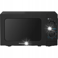 Mikrofalówka Kuchenka mikrofalowa wolnostojąca Philco 700 W 20 l Czarna