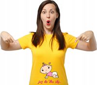 Koszulka z nadrukiem PREZENT DZIEWCZYNKA