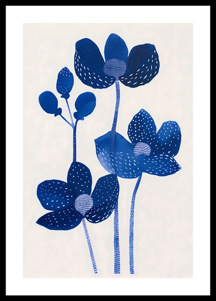 Plakat 30x45cm Nocne Kwiaty zdjęcie 3