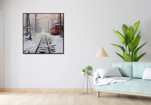 Plakat 90x90cm Podróż po Torach na Arena.pl