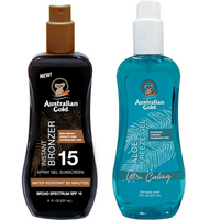 Australian Gold Żel W Sprayu Z Bronzerem SPF15 + Aloe Freeze Gel
