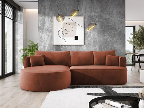 Narożnik FIORE z Mechanizmem Rozkładania Funkcja Spania Prawy SALVADOR 7 na Arena.pl