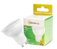 Żarówka LED GU10 4W 230V barwa neutralna NW WOJ+13261 SPECTRUM LED