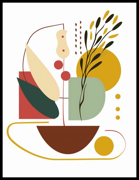 Plakat 50x65cm Harmonia Natury Martwej zdjęcie 2