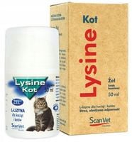 Lysine Kot żel 50 ml Scanvet