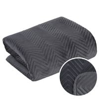 Narzuta welurowa SOFIA 220x240 Eurofirany czarna