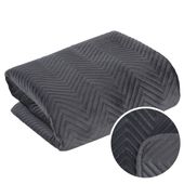 Narzuta welurowa SOFIA 220x240 Eurofirany czarna