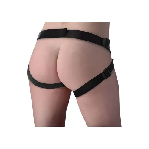 xr brands strap-on - silikonowy model z uprzężą, 19 cm, podwojna gęstość na Arena.pl