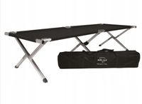 Mil-Tec Łóżko Polowe 190 x 65cm Czarne