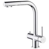 Blue Water Apala Chrom Dwuobwodowa bateria kuchenna z wyciąganą wylewką