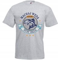 KOSZULKA T-SHIRT dla wędkarza z napisem imię ryba