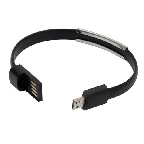 Bransoletka USB Bracelet, czarny na Arena.pl