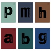 6x Zeszyt przedmiotowy tematyczny A5/60 PLASTIK OKŁ