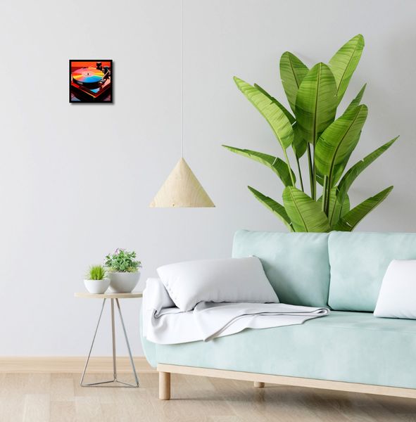 Plakat 20x20cm Wibracje Retro Winyli zdjęcie 4