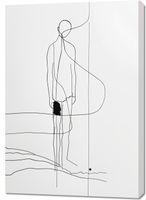 Obraz 70x100cm Samotna Wędrówka