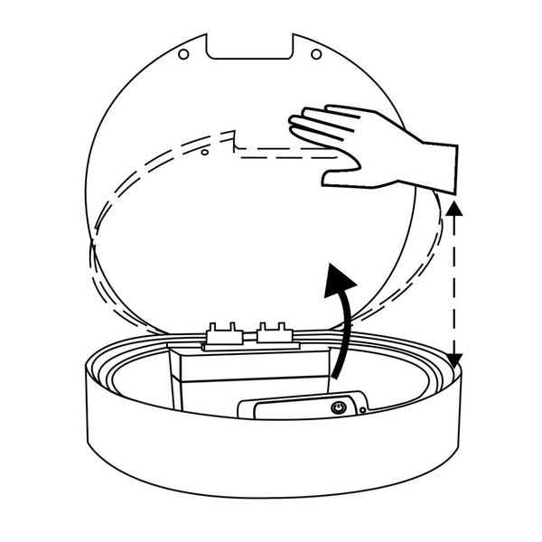 Kosz na śmieci automatyczny JUNK biały zdjęcie 14