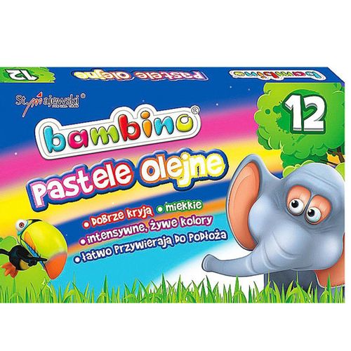 Pastele olejne BAMBINO 12 kolorów na Arena.pl