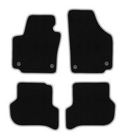 Dywaniki welurowe CARLUX-SILVER Seat Altea XL 2008-2015 czarne