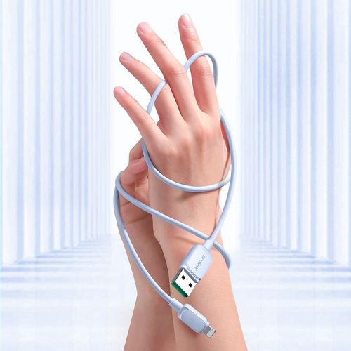 kabel przewód do iphone usb-a - lightning 2.4a 1.2m niebieski na Arena.pl