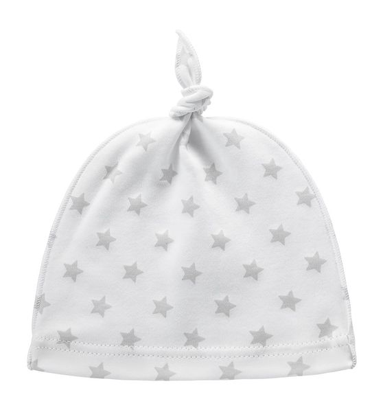 Czapka biała w gwiazdki 40 zdjęcie 1