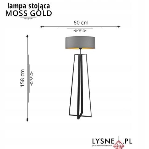 Lampa stojąca podłogowa MOSS GOLD na Arena.pl